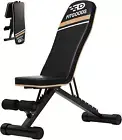Fitgoods Weight Bench Press, Foldable Workout Bench for Home Gym, 660 LBS Sta...