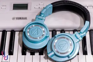 【全球冰藍限量款】ATH M50x BT2 IB 藍芽 監聽 耳罩式 無線 耳機 台灣製 公司貨 (10折)