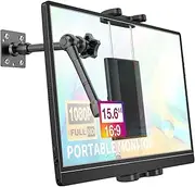 Single Monitor Desktop/Wall Mount Stand - Fits 4.7-15.6'' Monitor, Tablets, Surface Pro - Full Motion Adjustable with Metal Ball Head