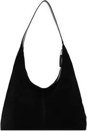 [Generic] Leather Hobo Bags for Women,Slouchy Tote Bag,Suede Tote Bag,Tote Bags for Women Work Bags