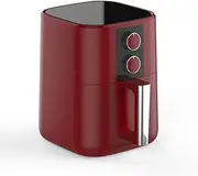 5L Air Fryer Double Knob Timing Temperature Control Rapid Air Circulation Healthier Oil-Free Cooking at Home - 1350W