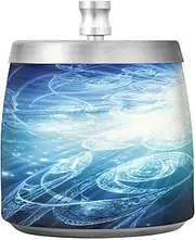 Galactic Bloom Blue Smoking Cup Ashtray, Cigarette Ashtray Smokeless, Ash Tray Women
