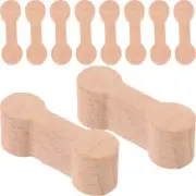10PCS Wooden Train Track Connectors Playing Train Track Connector Model US