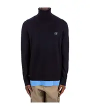 Off-White Funnel Neck Long-Sleeved Jumper S,XL,L Black