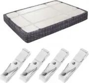 Bed Sheet Holder Straps- Adjustable Fitted Sheet Clips Bed Sheet Fastener Suspen