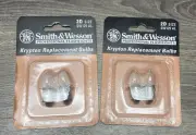 Smith and Wesson Replacement Flash Light Bulbs 2D Lot of 2 SW125 NOS Krypton