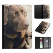 PASSPORT ITINERARY ORGANIZER|CUTE ADORABLE LABRADOR DOG #13