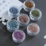 日本MIYUKI御幸2MM冰種仿玉石系列玻璃米珠流蘇DIY手工刺繡法繡