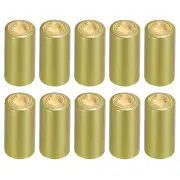 100Pcs PVC Heat Shrink Wine Bottle Caps, 1.2" Wine Shrink Wrap Sleeve Cap Gold
