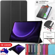 For Samsung Galaxy Tab S9 FE+ Ultra A9+ A8 A7 Case Folio Leather Magnetic Cover