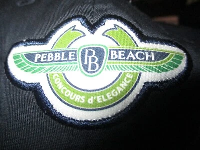 NWOT PEBBLE BEACH Blue Concours D'Elegance Logo Hat By Ahead OSFA Classic CARS