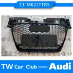 AUDI奧迪 2008-2014 TT MK2改裝TTRS水箱罩蜂窩款帶四驅前保險槓進氣