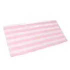(Pink)Microfiber Beach Towel Stripe Fast Drying Soft Super Absorbent Sand B GO