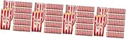 minkissy 400 Pcs Popcorn Packaging Bag Treat Bag Small Popcorn Bags Popcorn Snack Bag Mini Containers Snack Supply Popcorn Bowl French Sandwich Containers Paper Snacks Bags Cake Bag