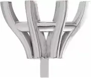 18K White Gold Unset Marquise 6-Prong V-End Peg Setting