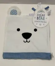 Polar Bear Baby Crinkle Blankie Make Believe Ideas - NWT