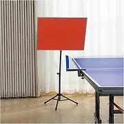 Table Tennis Rebound Board with Wheels,Adjustable 360 Degree Ping Pong Trainer,Self Training Return Board,Easy to Install,for Gym