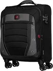 [WENGER] Softside Carry-On, 55 Centimeters, Grey/Black