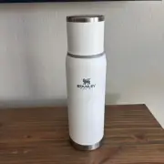 STANLEY The Adventure To-Go Bottle 25 Oz Frost White Thermal Flask