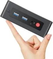 Mini PC Intel 12Th Gen Alder-Lake N100(4C/4T, up to 3.4Ghz), 16G DDR4 500G SSD,