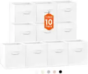Storage Cubes, 11 Inch Cube Storage Bins for Shelves Closet Nursery Bedroom - 10