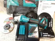 Makita•XAG04T•18V•Brushless 4-1/2"/5"CutOff/Angle Grinder SET•2-5.0AhBattery•New
