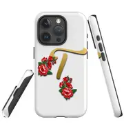 For iPhone 15 Pro Case, Shielding Cover, Letter T