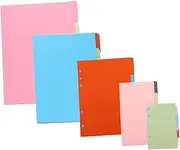 NUOBESTY 5 Pack Notebook Papers A5 A6 B5 A4 Planner Replacement School Stationery Paper