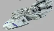 Colonial Guardian Auriga Battlestar Spacecraft Wood Model Regular Free Shipping