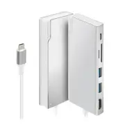 Alogic Ultra USB-C Dock UNI with Power Delivery - Silver [ULDUNI-SLV]