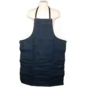 Apron Denim Bib 2 Pockets Work Shop Jewelers Workshop Hobby Craft Jewelry Tool