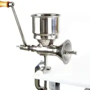 INDPOOOR Professional Manual Grain Grinder, Hand Crank Grain Mill, 304 Stainl...