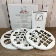 New Cookin’ The American Way Dough Magic 3 Pastry Cutters, Pie Crust