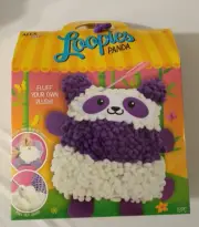 Latchhook kit Loopies Panda Fluff Your Own Plush By Alex Sealed Kid Craft