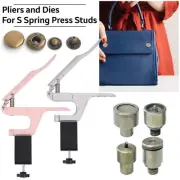 Plier Dies for Fixing S Spring Press Studs Snap Fasteners Popper Buttons
