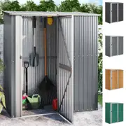 Garden Shed Sentry Shed House Storage Shelf Organiser Galvanised Steel vidaXL