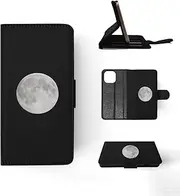 Full Moon Moonlight Satellite FLIP Wallet Phone CASE Cover for Apple iPhone 13 Mini