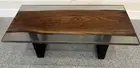 Walnut Epoxy Table, Live Edge Epoxy Coffee Table, Epoxy Coffee Table, Epoxy Slab