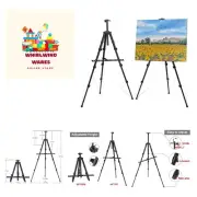 Easel for Painting Canvases 2 Pack - Aluminum Art Easel Stand for Table Top/F...