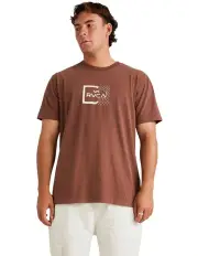 [RVCA] Break Out T-shirt in Brown