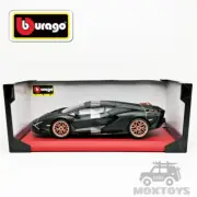 Bburago 1:18 Lambo Sian FKP 37 Dumb black Diecast Model Car