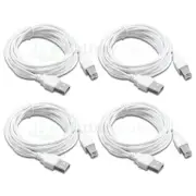 4X NEW HOT! 15FT USB 2.0 A TO B HIGH SPEED PRINTER SCANNER CABLE CORD