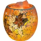 Crystal Wonderland Frangipani Glass Mosaic Vase Bowl Himalayan Salt Lamp