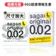 SAGAMI 相模元祖 002超激薄加大衛生套 3片/單片裝 58mm 保險套/0.02 【套套管家】