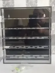 Wall Mounted Clear Challenge Coin Collector Display Case, Hanging Shadow Box