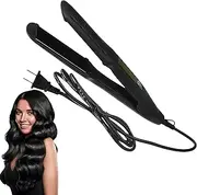 Spendeal Hair Straightener, 1 Inch Flat Iron Straightener and Hair Curler 2 in 1, Ceramic Ionic Curling Iron Straightener with Anti-Iron for Less Frizz, Shinier & Smoother