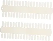 ADOCARN 2pcs Nail Tips Display Board for Nail Art Color Sample Sticks Manicure Gel Polish Display Efficient Practice Tool for Technicians Salons