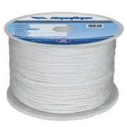 Yachting Braid 8mm X 100m Natural Yacht Rope Sailing Rope, Dinghy Line