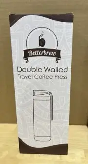 Portable Travel Coffee French Press 1 Cup Brew 14oz Bottle