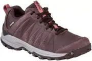 Oboz Women's Sypes Low Leather Waterproof Casual Hiker Peppercorn - 76102-PEPPE